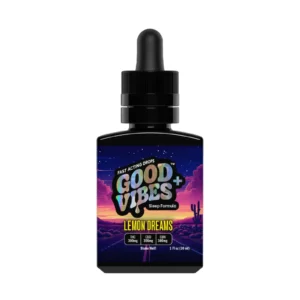 Good Vibes+ Sleep | THC:CBD:CBN Lemon Dreams Syrup | 500mg